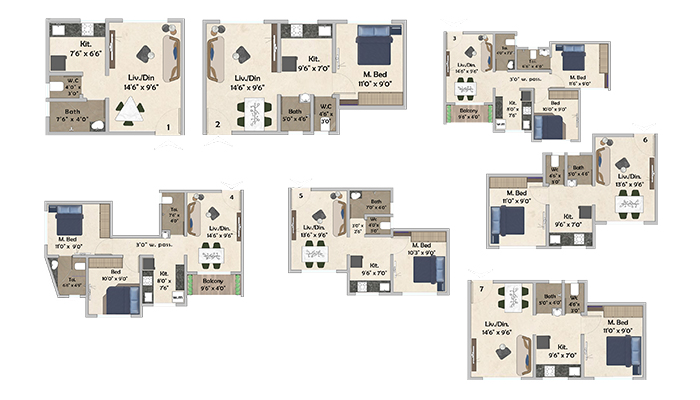 vianca flat unit plan 2 vijay properties